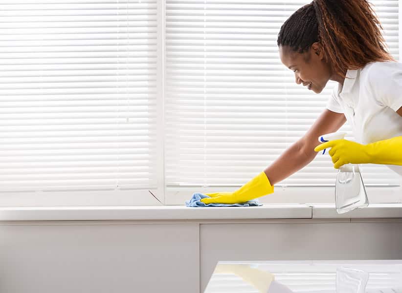 Our commerical cleaning services provide your employees with a prisine work environment.